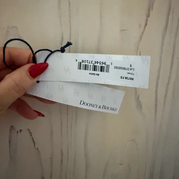 Dooney & Bourke Dark Green and Tan Satchel - Picture 8 of 8